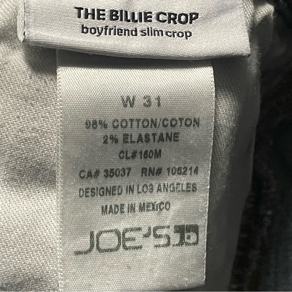 Joes jeans the Billie crop distressed size 31 - Picture 5 of 8
